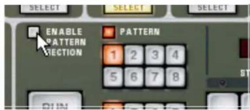ENABLE PATTERN SECTION PATTERN 1 2 3 4 5 6 7 8