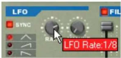 LFO SYNC RA LFO Rate:1/8 FIL