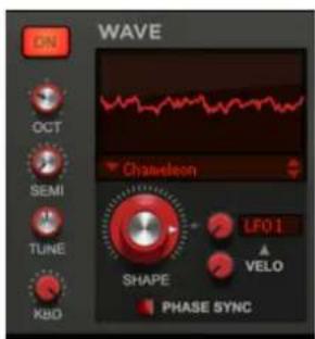 ON OCT SEMI TUNE KBO WAVE Chameleon LF01 VELO SHAPE PHASE SYNC