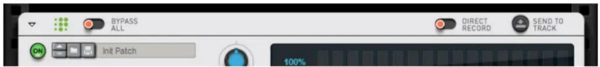 BYPASS ALL DIRECT RECORD SEND TO TRACK ON Init Patch 100%