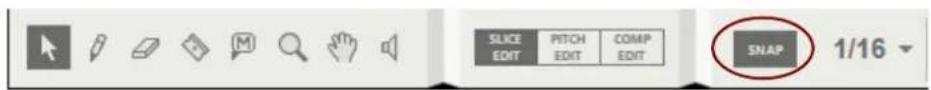 SLICE EDIT PITCH EDIT COMP EDIT SNAP 1/16
