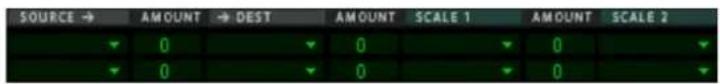 SOURCE → AMOUNT → DEST AMOUNT SCALE 1 AMOUNT SCALE 2 0 0 0 0 0 0 0