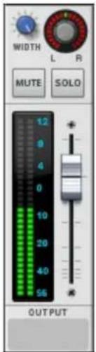 WIDTH L R MUTE SOLO 12 0 4 0 10 20 40 56 OUTPUT