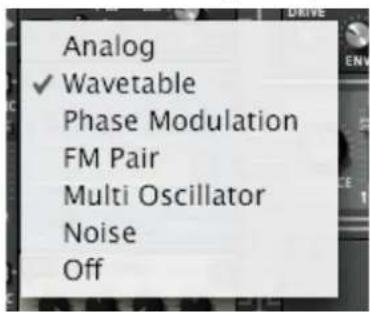 Analog ✓ Wavetable Phase Modulation FM Pair Multi Oscillator Noise Off