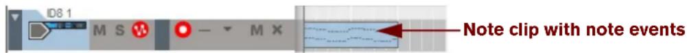 ID8 1 M S — M X Note clip with note events