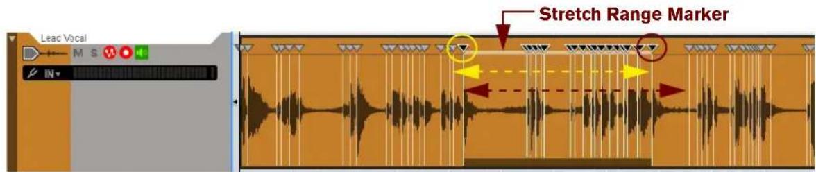 Lead Vocal M S V IN Stretch Range Marker
