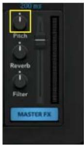 200 ms Pitch Reverb Filter MASTER FX