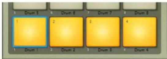 5 Drum 5 1 6 Drum 6 2 7 Drum 7 3 4 Drum 8 1 Drum 1 2 Drum 2 3 Drum 3 4 Drum 4