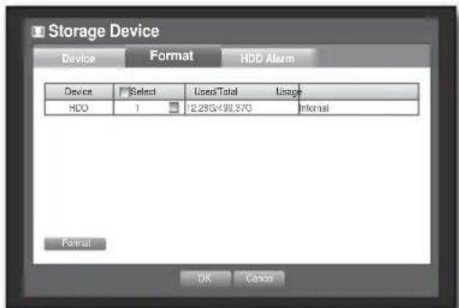 Hanwha SHR-6082 - Formatting - 1