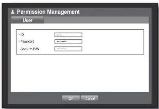 Hanwha SHR-6082 - To change the user password - 1