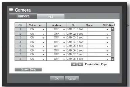 Hanwha SHR-6082 - Setting the Camera - 2