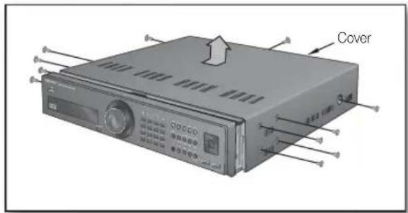 Hanwha SHR-6082 - Cautions when adding a HDD - 2