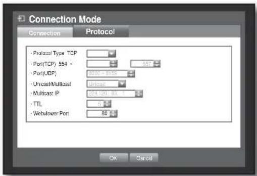 Hanwha SHR-6082 - Setting the Protocol - 1