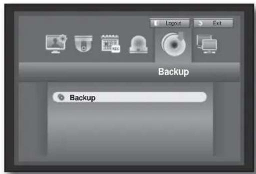Hanwha SHR-6082 - Setting the Backup - 1