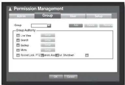 Hanwha SHR-6082 - Setting the Group - 1
