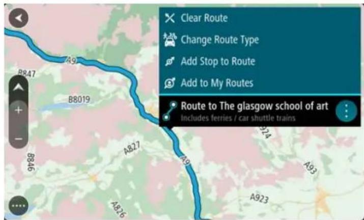 TOMTOM GO 610 - Een route opslaan - 1