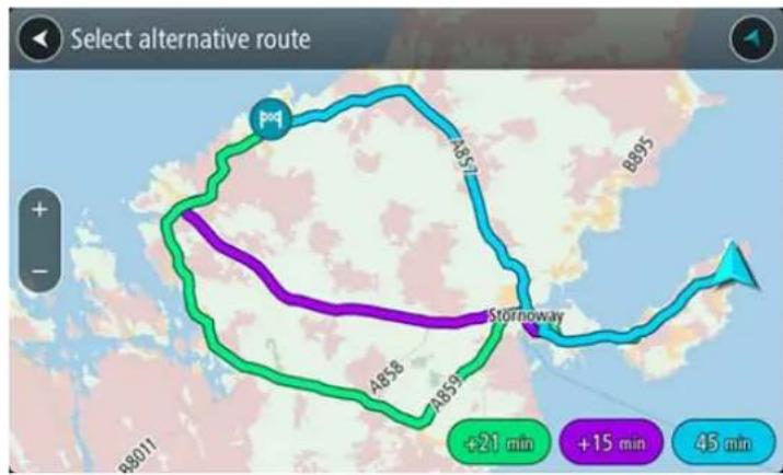 Select alternative route + - A8011 A858 A859 A857 B805 Stornoway +21 min +15 min 45 min