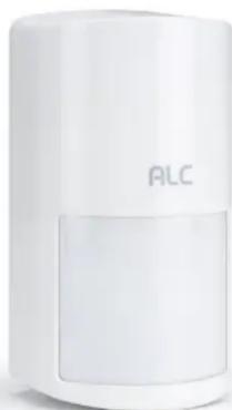 White cylindrical device labeled 'ALC' with no visible text or symbols on its body