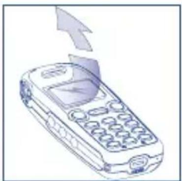ALCATEL One Touch 310 - Een frontje plaatsen - 1