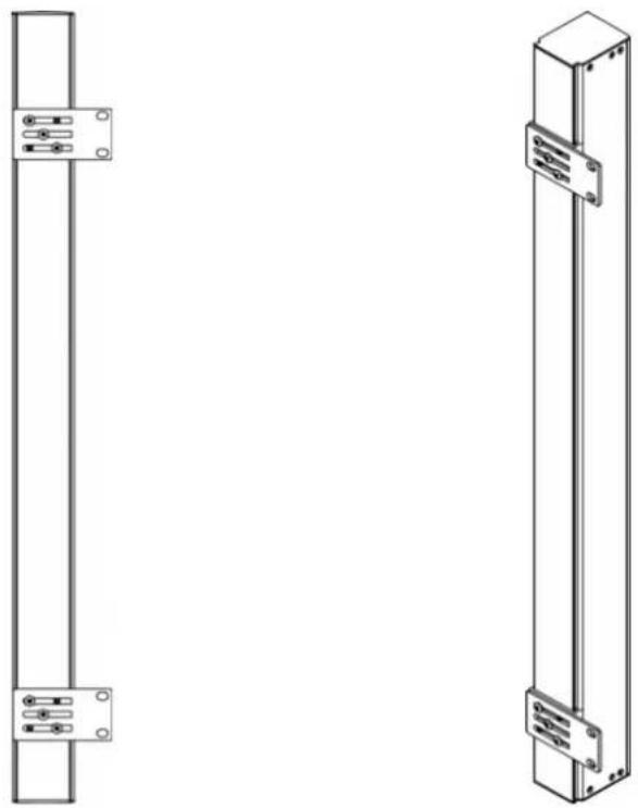 Raritan Dominion PX2-5486 - Mounting Zero U Models Using Claw-Foot Brackets - 1