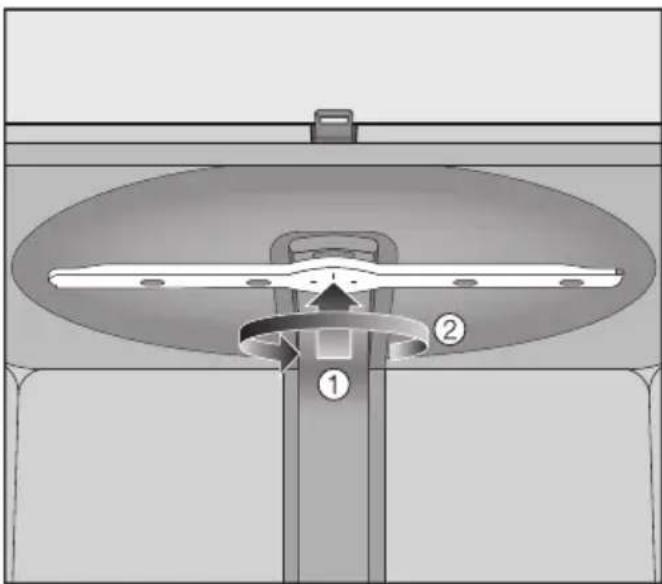 MIELE G 7272 SC Vi - De besteklade verwijderen (indien aanwezig) - 2