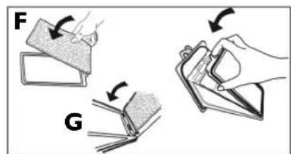 F G
