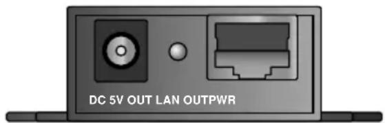 DC 5V OUT LAN OUTPWR