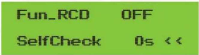 Fun_RCD OFF SelfCheck 0s <<