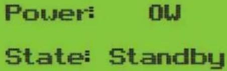 Power: OW State: Standby