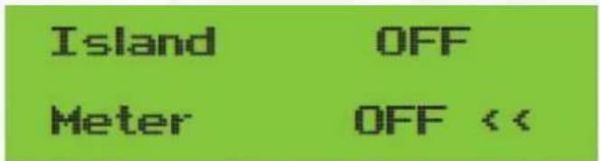 Island OFF Meter OFF <<