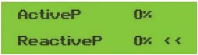 ActiveP 0% ReactiveP 0% <<