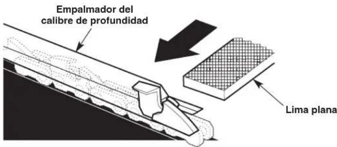 TROY-BILT TB4218C XP - AFILADO DE LA CADENA DE LA SIERRA - 6