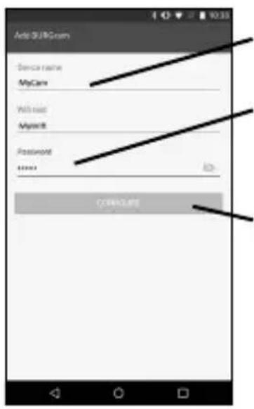 Add SQLGram Service name MyCare Password Password ****** GO CORIANCE