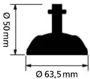 Ø 50mm Ø 63,5mm