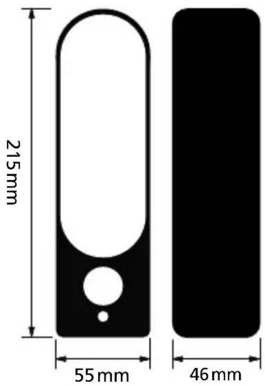 215mm 55 mm 46 mm