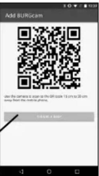 Add BURScam use the camera to scan as the OR code 1.5 cm to 28 cm away from the mobile phone. BURScam is also present