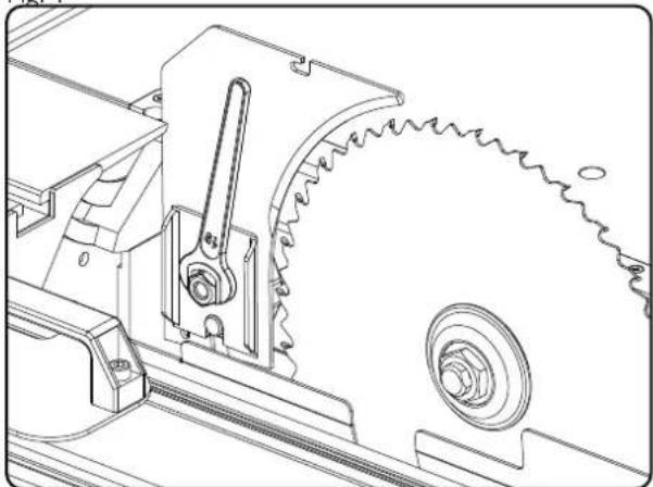 SCHEPPACH 19017 05904 - Saw Blade Angle Adjustment, Fig. R - 2