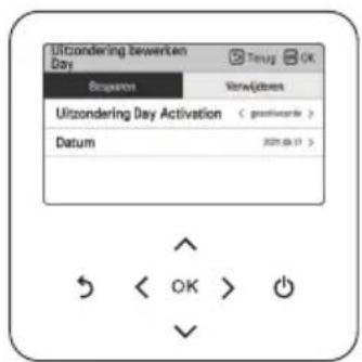 Uitzondering bewerten Day Bisperson Verwärden Uitzondering Day Activation < geoffende > Datum 2020.09.17 > < OK > OK