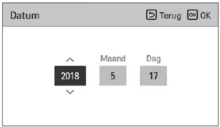 Datum Terug OK 2018 Maand Dag 5 17