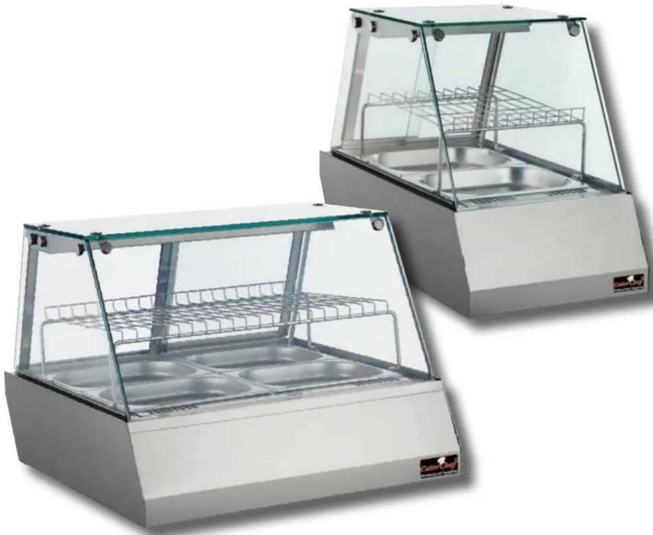 CaterChef 680081 - WARMHOUDVITRINE FOOD DISPLAY HOT UNIT - 1