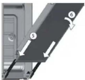 Küppersbusch B6550.0S1 - De deur demonteren - 2