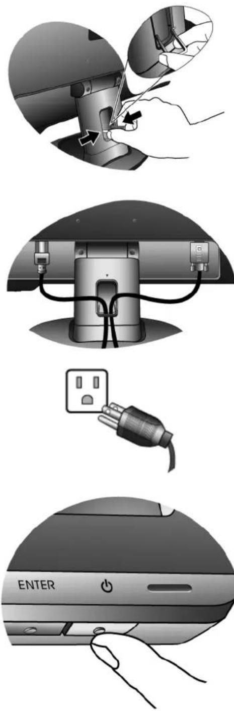 BENQ G922HDPL - How to assemble your monitor hardware - 9