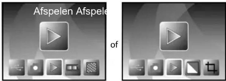 Afspelen Afspele of