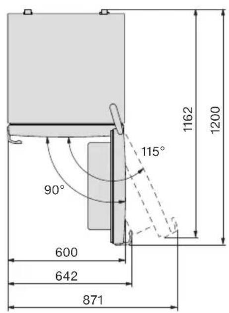 1162 1200 90° 115° 600 642 871