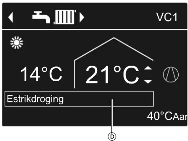 VC1 14°C 21°C Estrikdroging 40°CAar D