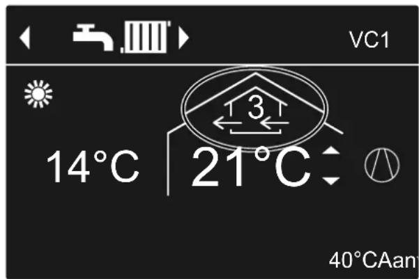 VC1 14°C 21°C 3 40°CAan