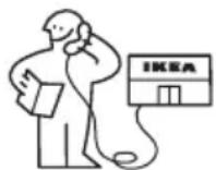 IKEA BLIXTSNABB - Πώς να επικοινωνήσετε μαζί μας αν χρειαστείτε τις υπηρεσίες μας - 1