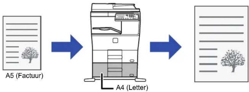SHARP MX-B350W - HET AFDRUKBEELD AANPASSEN AAN HET PAPIER - 1