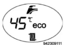 FERROLI BlueSense 4 CW4 - Warm water comfort-/economyinstelling bij een AAN/UIT-kamerthermostaat: - 2