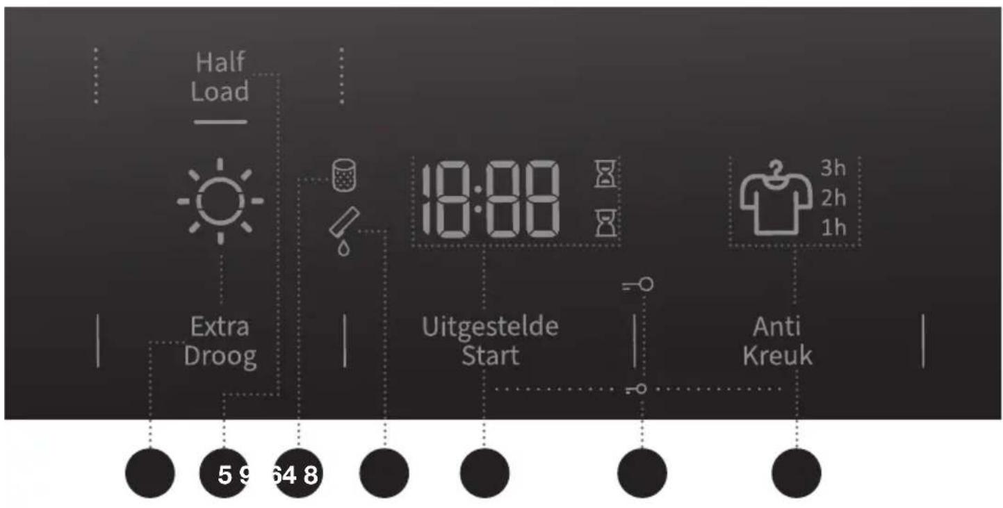 HISENSE DHGA8013L - START/PAUZE TOETS - 1